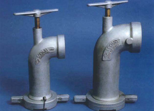 Kurve lang für Hydrant aus Aluminium mit Bajonett-Anschluß